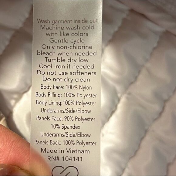 Calia by Carrie Underwood Tan Cream Full Zip Hybrid Jacket Size Small - Picture 9 of 10